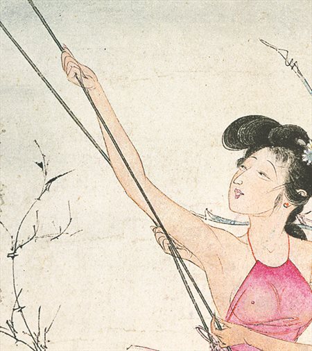 上甘岭-胡也佛的仕女画和最知名的金瓶梅秘戏图